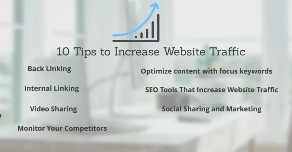 10 Tips to Increase Website Traffic