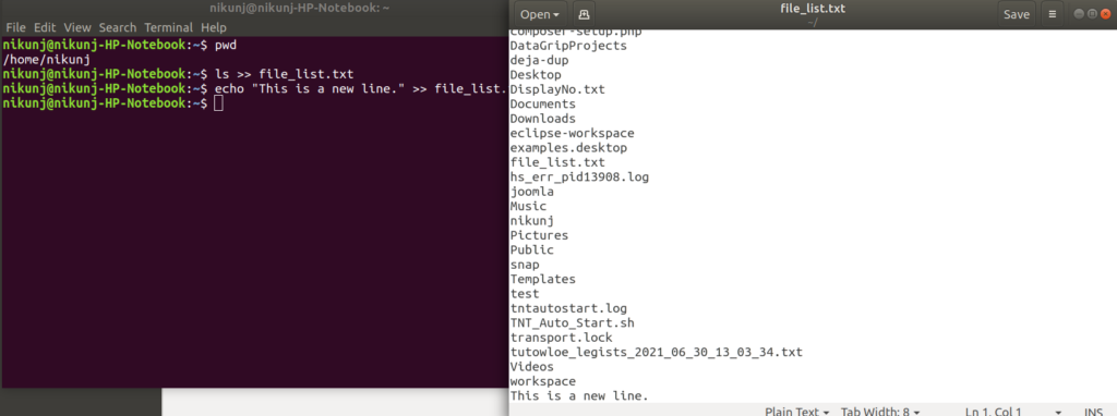 Extra Empower: Linux command output to file - TechnologiesPost